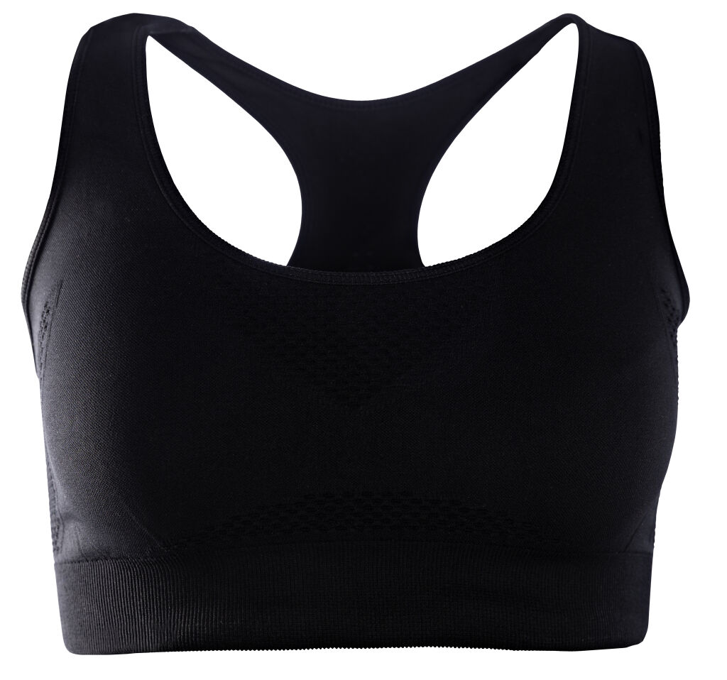Budget Sport Seamless n toppi naisten urheiluliivit (musta)